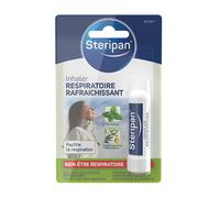 Steripan - Inhaler Respiratoire Rafraichissant - Facilite la Respiration - À l'Huile Essentielle d'Eucalyptus - Au Menthol