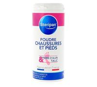 STERIPAN - Poudre Chaussures et Pieds - Pierre d'Alun et Talc - 75 g