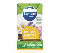 STERIPAN - Roll-On Piqûres d'Insectes Bio - Aux Huiles 100% Pures et Naturelles - 5 ml