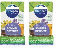 STERIPAN - Roll-On Sommeil Détente Bio - Aux Huiles 100% Pures et Naturelles - 5 ml (Lot de 2)