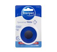 Steripan - Sparadrap Tissu - Souple Et Résistant - Sans Latex - Se Découpe Sans Ciseaux - Maintien Des Compresses - 5m x 2,5cm