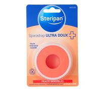 Steripan - Sparadrap Ultra Doux - Haute Tolérance Cutanée - Se Découpe Sans Ciseaux - Peaux Sensibles - 2,5cm x 5M - Lot de 2