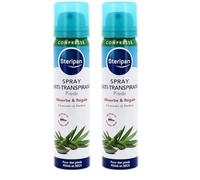 Steripan - Spray Anti-Transpirant Pieds - Absorbe et Régule - Format Compressé - Neutralise les Mauvaises Odeurs - Pour Pieds Frais et Secs - 75ml (Lot de 2)