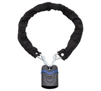 Sterling 809CS Chaîne de sécurité robuste et cadenas Noir 8 mm