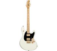 Guitare rétro vintage Sterling Guitars Stingray Jared Dines Signature Olympic White