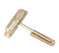 Sterling DCB209 - Ferme-porte à ressort avec indice anti-feu de 1/2 heure - Monté en surface - Laiton poli, chrome satiné - Noir/Blanc