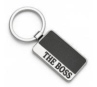 Sterling Effectz Porte-clés en métal personnalisé par The Boss Jrose Collections pour homme dans un coffret cadeau de luxe
