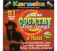 Sterling Entertainment Group - Great Country Love Songs: 16 TRACK KARAOKE BAY CD+G : Formatted for worldwide use : Lyrics Booklet Included (UK Import)