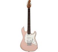 STERLING BY MUSIC MAN - CT50HSS-PBPS-R2 - Guitare électrique 6 cordes Cutlass CT50 HSS Pueblo Pink Satin