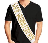Sterling James Co. Echarpe d’Enterrement de Vie de Garçon (EVG) Same V*gina Forever - Idées de Fête d’Enterrement de Vie Garçon, Cadeaux, Blagues et Accessoires