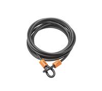 Sterling Locks 129.C Cble de Sécurité à Double Boucle, Noir, 12.X 9000.mm