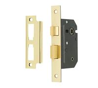 Sterling MLB325 Serrure pour Salle de Bain à 3 Points en Laiton 65 mm