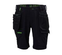 sterling safetywear limite Whistler Short Stretch avec Poche d'utilité Professionnelle, Noir, 38W Homme