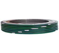 Sterling Seal & Supply SSS 9000ir. 500316ptfe150 X 6 Bande verte avec Blanc à rayures 316ss/PTFE spirale blessure Joint avec 316ss Bague intérieure, 150 à 500 degrés F Plage de température, 1,4 cm ID, 4,8 cm OD, pour tuyau 1/5,1 cm Taille (lot de 6)