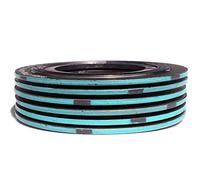 Sterling Seal & Supply SSS 9000ir2321gr300 X 6 spirale blessure Joint avec 321ss Bague intérieure, 5,1 cm Tuyau Taille X 300 # X (321ss/FG) pour des applications à haute pression de variations de température et/ou variations, turquoise Bande avec Gris à rayures (lot de 6)