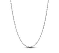 Pandora Collier Maille corde – Argent sterling, fermoir coulissant – 70 cm