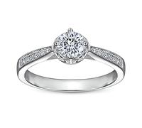 Sterling Silver Silver Ring Zirconia | Real Sterling Silver Silver Ring Cubic Zirconia | Womens Sterling Silver Rings | Real Sterling Silver Silver Flower Women Rings