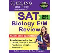 Sterling Test Prep SAT Biology E/M Review: Complete Content Review