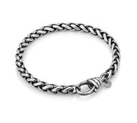 STERLL Bracelet en argent sterling 925 avec oxydation foncée, 20 cm, Métal, Pas de gemme