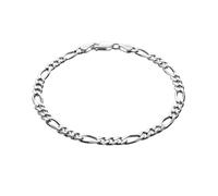 Sterll Bracelet Pour Homme En Argent 925 Avec Maillons Omeg, Raffinés Et Brillants