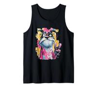 Stern Dog Peace Graffiti Pop Personnage Graphique Art Visage Débardeur