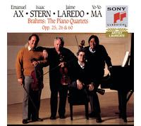 Yo-Yo Ma – Brahms : Les quatuors avec piano, Op. 25, 26 et 60 – CD – Sony