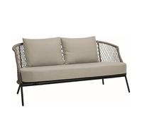 Stern Möbel Canapé lounge 2 places Odea noir, Designer Jürgen Sohn, 160x72x78 cm