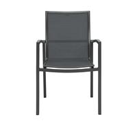 Stern Möbel Chaise empilable Skelby gris, Designer Doser & Zimprich, 57.5x89x66 cm