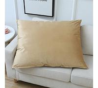 SterneMond Lot de 2 housses de coussin décoratives 50 x 70 cm - Velours peluche - Rectangulaire - Grand coussin lombaire - Pour canapé, chambre à coucher - Différentes couleurs disponibles - Kaki