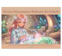 Sternen-Prinzessinnen: Heldinnen des Weltalls (Tischkalender 2027 DIN A5 quer), CALVENDO Monatskalender: Entdecke außerirdische Prinzessinnen, die ihre Welten beschützen und erforschen.