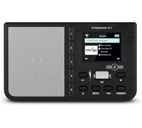 STERNRADIO IR 2 Radio Internet compacte (WLAN, écran Couleur, réveil, Mise en Veille, AUX, Snooze, Touches de sélection directe, contrôle de l'application) Noir