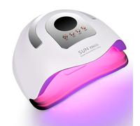 SternSinn Lampe UV Ongles Gel, 380 W Lampe UV LED, Séchage Rapide, avec 4 Minuteries, Poignée Portable, Capteur Automatique, Cadeau de Anniversaire, Noël pour Femmes