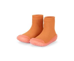 Sterntaler Adventure -Socks Chaussettes unies pour bébé avec semelle en caoutchouc transparent profilée - Chaussettes Adventure Socks unies, Marron doré, 25-26