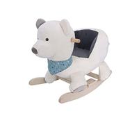 Sterntaler Animal à bascule pour bébé - Peluche - Ours polaire Elia - Animal à bascule - Écru
