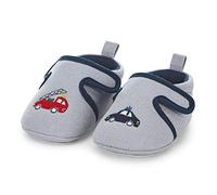 Sterntaler Baby-Krabbelschuh, Chaussons bébé garçon, Gris (Rauchgrau 566), 19/20 EU