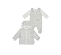 Sterntaler Baby Set Strampler Ensemble de sous-vêtement Bambins, argenté, Taille Unique (Lot de 2) Mixte bébé