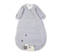 Sterntaler Barboteuse Mouton Stanley pour Tout-Petits, Manches amovibles, Régulation de la chaleur, Fermeture Eclair, Taille : 110, Gris/Bleu