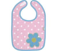 Sterntaler Bavoir avec Velcro Katharina, Taille: 26 x 38 cm, Blanc