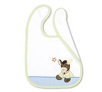 Sterntaler Bavoir en Plastique avec Velcro Emmi, Taille: 26 x 38 cm, Vert