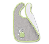 STERNTALER Bavoir imperméable éponge ELIAS l'éléphant, Gris