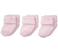Sterntaler Bébé fille Calzini Per Neonato 3er-pack Chaussettes, Rose (Rosa 702), 0 mois EU