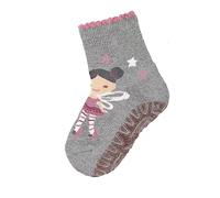 Sterntaler Bébé fille Flying Floor-whizzers Air Chaussettes, Argenté, 20 EU