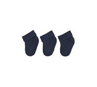 Sterntaler Bébé garçon Calzini Per Neonato 3er-pack Chaussettes, Bleu (Marine 300), 0 mois EU