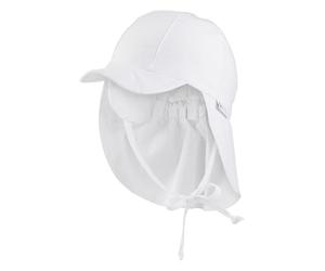 Sterntaler Berretto Bebé Con Visiera E Protezione Nuca Casquette, 47 Mixte bébé Casquette Mixte bébé Blanc (Weiss 500) Taille Unique (Taille Fabricant: 47) Lot de
