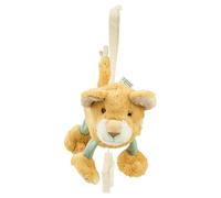 Sterntaler Boîte à Musique S Lion Leo - Petite Boîte à Musique en Tissu Doux - Mécanisme Amovible - Mélodie Berceuse de Brahms Poignée Étoile Pratique - Aide au Sommeil Jaune Mat