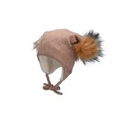 Sterntaler Bonnet avec Pompons, Beige, 53 Fille