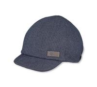 Sterntaler Bonnet avec visière pour garçons, Âge: 9-12 Mois, Taille: 47, Bleu (Marine)