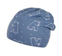 Sterntaler Bonnet Ours Polaire pour bébé garçon, Bleu Moyen, 51