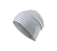 Sterntaler Bonnet Slouch avec motif à rayures, Age: 9-12 mois, Taille: 47, Blanc