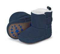 Sterntaler Bottes enfant nubuk peluche bleu marine - garçon